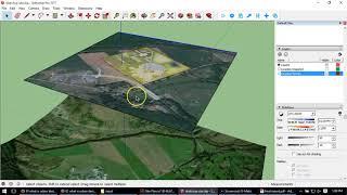 Site Design Image onto Sketchup Terrain  Site Model