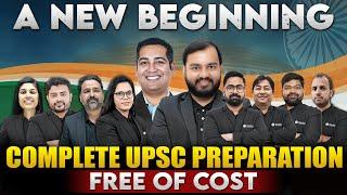 A New Beginning - COMPLETE UPSC PREPARATION  @FREE OF COST 