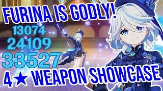 C0 Furina is GODLY 4 Weapon Showcase - Genshin Impact