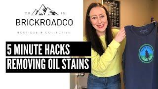 5 MINUTE RESELLER HACKS AND TIPS How to Remove Oil Stains From Clothes