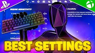 *NEW* BEST Console Keyboard & Mouse sensitivity + Settings in Chapter 5 Season 3 PCPS5XBOX