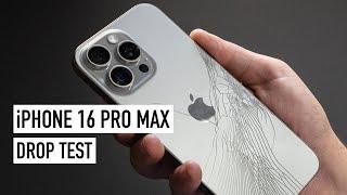 iPhone 16 Pro Max — Drop Test Первый в мире