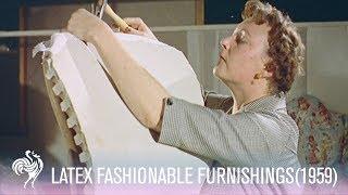 Latex Fashionable Furnishings 1959  Vintage Fashion