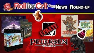 Tons of New Games Update with Petersen Games and More  News Roundup