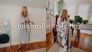 6 MINIMALIST STYLE TIPS  Achieving a Minimal Chic Aesthetic with Your Clothes