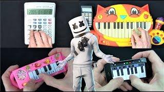 MARSH WALK 1$ PIANO VS CALCULATOR VS IPHONE VS CAT PIANO