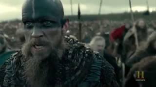 Vikings - The Great Heathen Army Attacks King Aelles Army Season 4B Official Scene 4x18 HD