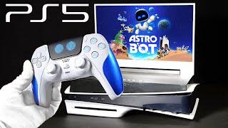 Unboxing ASTRO BOT DualSense - Game of the Year? PS5 Portable Monitor Setup