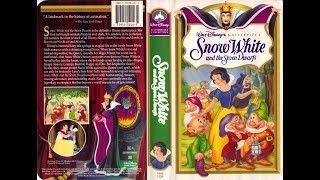 Opening to Snow White and the Seven Dwarfs 1994 VHS Version 2