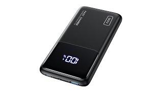 Review INIU Portable Charger 45W PD QC Fast Charging USB C LED Display Power Bank 15000mAh