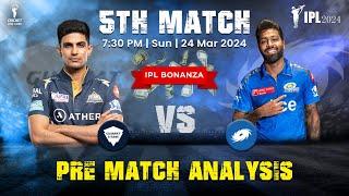 IPL 2024 Gujarat Titans vs Mumbai Indians 5th Match Prediction  GT vs MI Playing 11 Who Will Win?