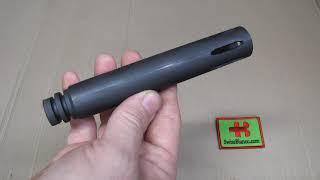 kak industry retro ar extended flash hider 12-28 - 6 Inch rifle length