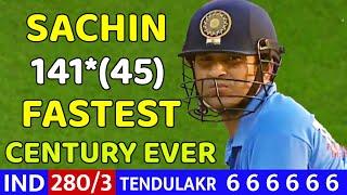 SACHIN TENDULKAR MASSIVE BATTING 141 RUNS  IND VS PAK 2ND ODI MATCH 2004  SHOCKING BATTING EVER