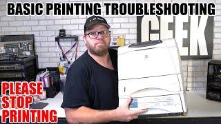Basic Printing Troubleshooting Steps - I still hate printing