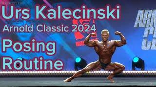 URS KALECINSKI Arnold Classic 2024 POSING ROUTINE