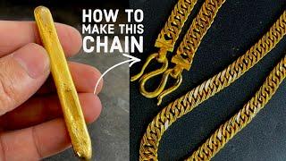 How 24K Gold Chain is Made  Gold Chain Necklace Making