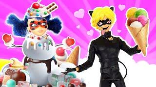 Леди баг и Супер Кот – Мороженое атакуетВидео про игры в куклы для девочек