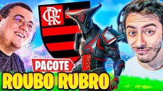 NOVA SKIN ROUBO RUBRO SERIA ESSE O VAR DO FLAMENGO KKKK ? COM PATRIOTA FORTNITE