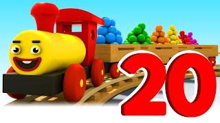 Learning numbers from 1 to 20  Cartoon for toddlers with Tino