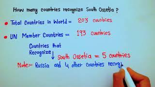 How many Countries Recognize South Ossetia International Recognition of South Ossetia5minknowledge