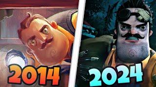 EVOLUTION of HELLO NEIGHBOR JUMPSCARES 2014 - 2024