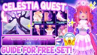 CELESTIA Quest Guide For FREE SET All Hearts & Runes Locations ASTRO RENAISSANCE Roblox