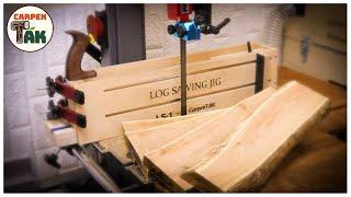 DIY Making a jig for sawing logs If you do some woodworking you should also cut logs HOMEMADE