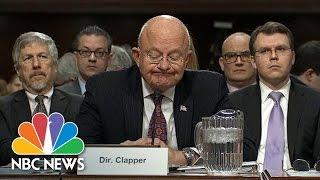 James Clapper Julian Assange Wikileaks Have Put Intel Officers In Danger  NBC News