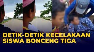 Viral Kecelakaan Siswa Bonceng Tiga di Bekasi Korban Rekam Detik-detik Menabrak