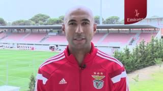 Benfica welcome message  Luisao  Emirates Airline