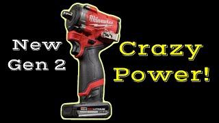 Crazy Power From The NEW Gen 2 Stubby Impact By Milwaukee Tool
