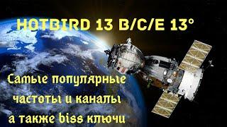 Частоты с спутника HotBird 13.0°E Какие каналы можно смотреть на спутнике  HotBird13°E