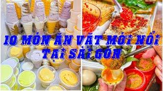 Bắt sóng ngay 10 MÓN ĂN VẶT MỚI NỔI gây bão cả Sài Gòn  Địa điểm ăn uống