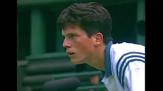 Tim Henman vs Ievgeni Kafelnikov 1996 Wimbledon R1 Highlights