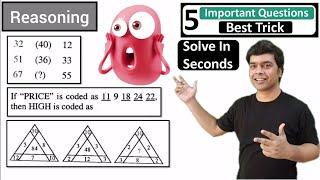 Logical Reasoning Questions  Reasoning Tricks  Maths Tricks  imran sir maths