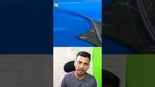 World’s Longest Sea Bridge #shorts #facts #seabridge #china #amazingfacts #shortvideo #information