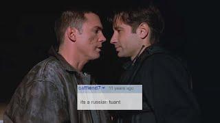 vaguely homoerotic mulder & krycek scenes