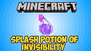 Minecraft How to Make Splash Potion of Invisibility  Easy Potions Guide