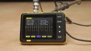 Pocket size mini oscilloscope review  FNIRSI DSO152