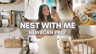 NESTING FOR BABY IN 48 HOURS  Newborn Prep at 37 Weeks Pregnant