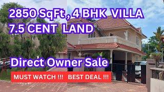 4 BHK Villa for sale in Ernakulam in a gated community from direct owner