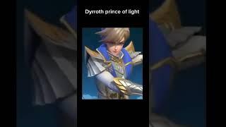 DYRROTH NEW SKIN #shortmlbb #shorts #mlbb #mobilelegends #shortsmoba