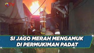 Si Jago Merah Mengamuk Permukiman Padat Penduduk di Pisangan Timur Ludes Terbakar