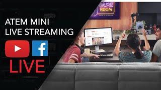 Atem Mini  Facebook  Youtube  Live Streaming
