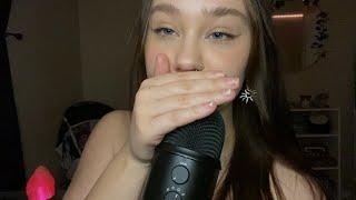 ASMR inaudible whisper ramble clicky mouth sounds