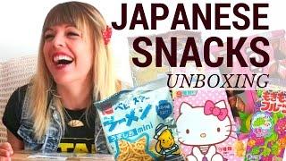 JAPANESE Snacks Unboxing-DokiDoki Boxie Suscription Box Hello Kitty Pokemon Squid and Corn