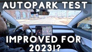 Tesla AutoPark Test 2023  Merch Giveaway