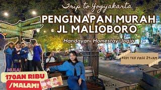 $12 CHEAP LODGING IN JOGJA NEAR MALIOBORO 1 ROOM CAN 5 PEOPLE CHEAP & SAFE  Handayani Homestay