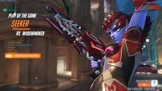 SEEKER PRO WIDOW GAMEPLAY POTG  OVERWATCH 2 TOP 500 SEASON 5 