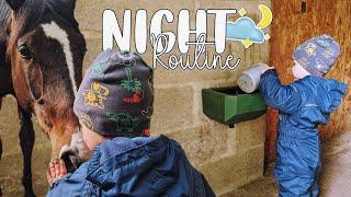 NIGHT ROUTINE avec mon fils 